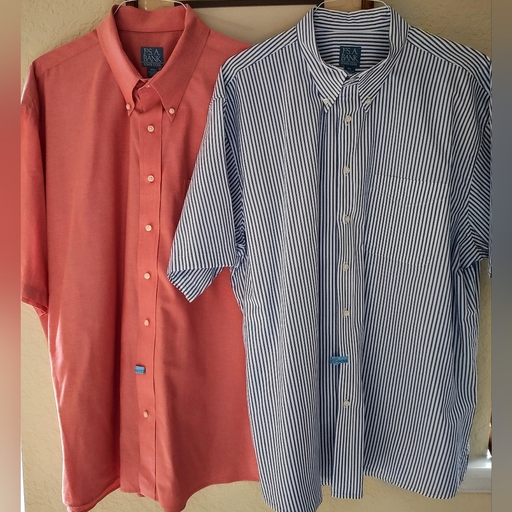 Two(2) JoS. A. Bank XXL Men's Shirts.